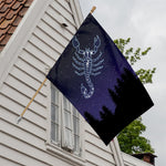 Scorpio Constellation Print House Flag