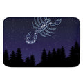 Scorpio Constellation Print Indoor Door Mat