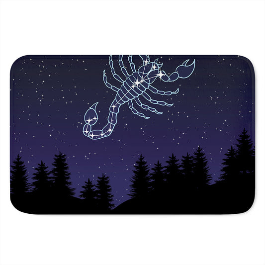 Scorpio Constellation Print Indoor Door Mat