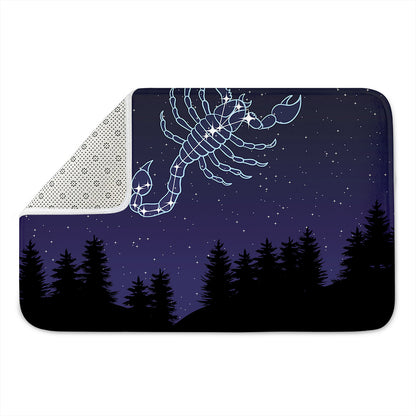 Scorpio Constellation Print Indoor Door Mat