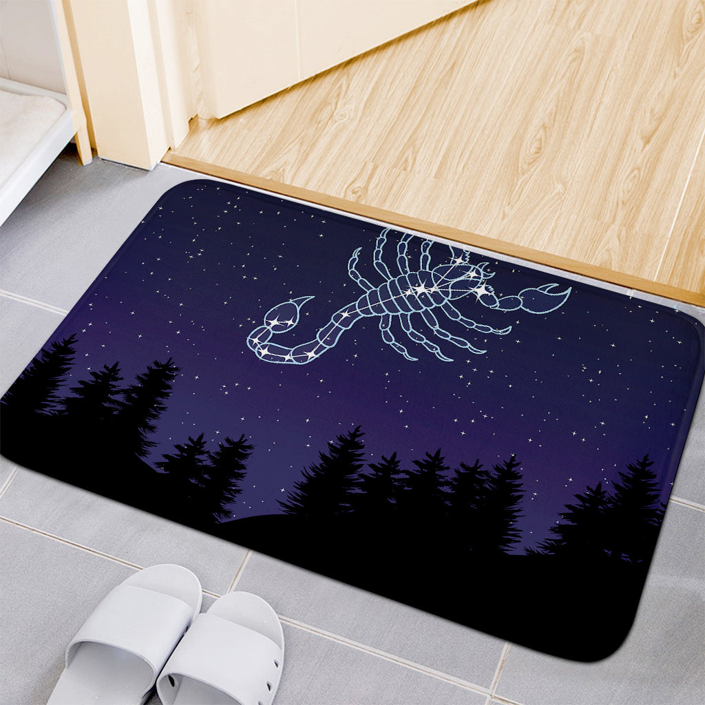 Scorpio Constellation Print Indoor Door Mat