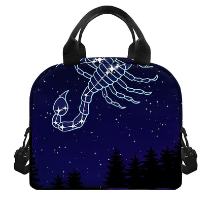 Scorpio Constellation Print Insulated Lunch Bag