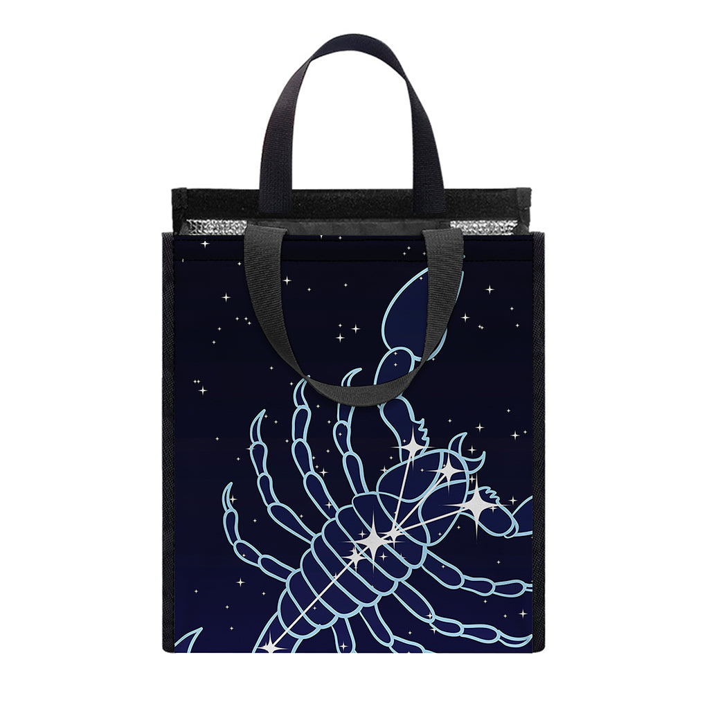 Scorpio Constellation Print Insulated Lunch Tote