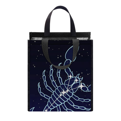 Scorpio Constellation Print Insulated Lunch Tote