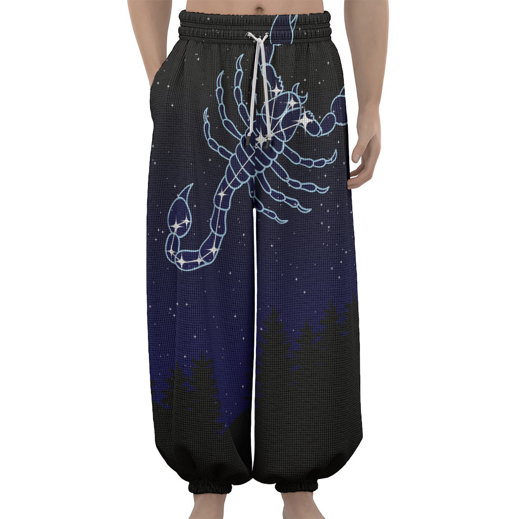 Scorpio Constellation Print Lantern Pants