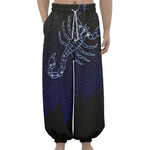 Scorpio Constellation Print Lantern Pants