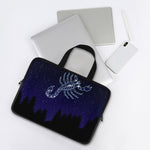Scorpio Constellation Print Laptop Sleeve With Handle