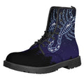 Scorpio Constellation Print Lace-Up Boots