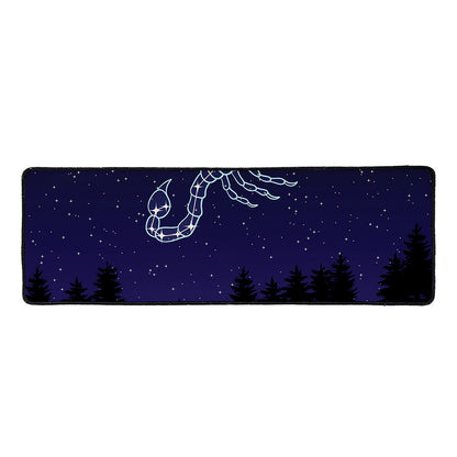 Scorpio Constellation Print Long Kitchen Mat