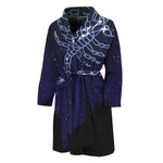 Scorpio Constellation Print Men's Bathrobe