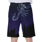 Scorpio Constellation Print Men's Beach Shorts