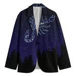 Scorpio Constellation Print Men's Blazer