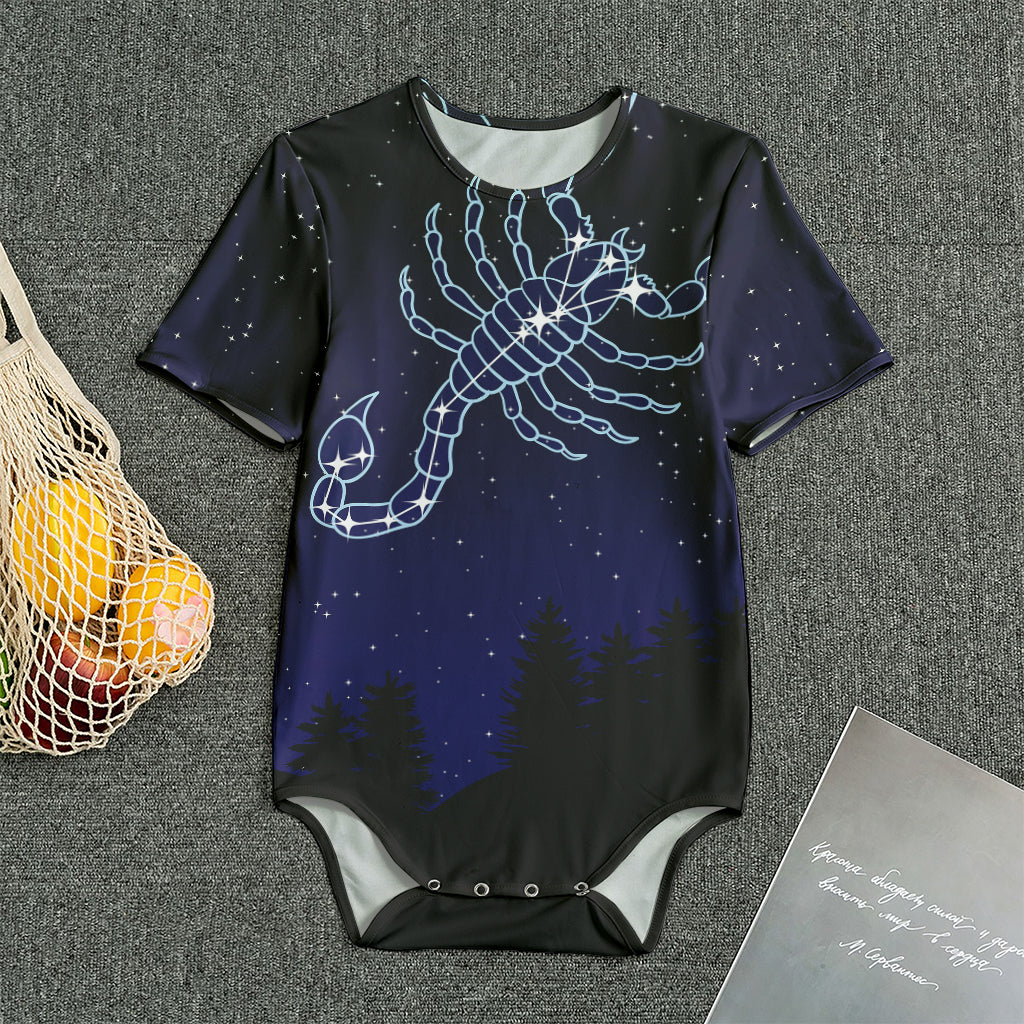 Scorpio Constellation Print Men's Bodysuit