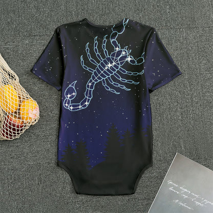 Scorpio Constellation Print Men's Bodysuit
