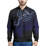 Scorpio Constellation Print Men's Bomber Jacket