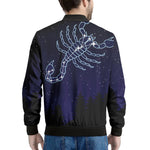 Scorpio Constellation Print Men's Bomber Jacket