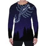Scorpio Constellation Print Men's Long Sleeve T-Shirt