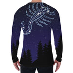 Scorpio Constellation Print Men's Long Sleeve T-Shirt