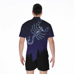 Scorpio Constellation Print Men's Rompers