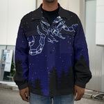 Scorpio Constellation Print Men's Shirt Jacket