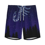 Scorpio Constellation Print Men's Sports Shorts