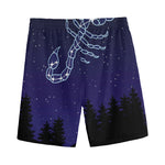 Scorpio Constellation Print Men's Sports Shorts
