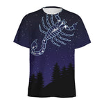 Scorpio Constellation Print Men's Sports T-Shirt