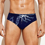 Scorpio Constellation Print Men's Swim Briefs