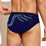 Scorpio Constellation Print Men's Swim Briefs