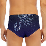 Scorpio Constellation Print Men's Triangle Swim Briefs
