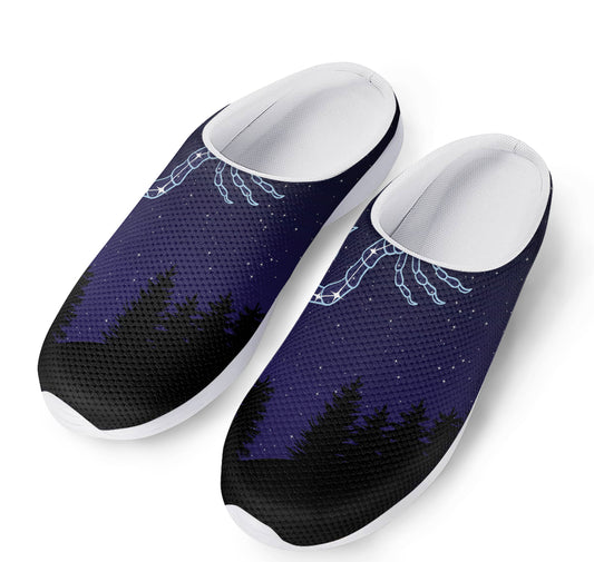 Scorpio Constellation Print Mesh Casual Shoes