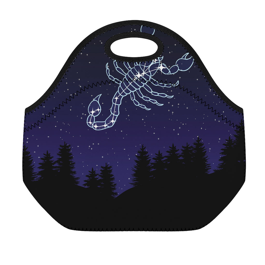 Scorpio Constellation Print Neoprene Lunch Bag
