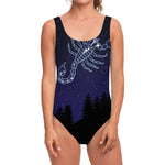 Scorpio Constellation Print One Piece Swimsuit