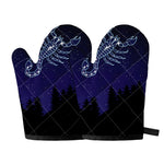 Scorpio Constellation Print Oven Mitts