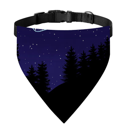 Scorpio Constellation Print Over The Collar Dog Bandana