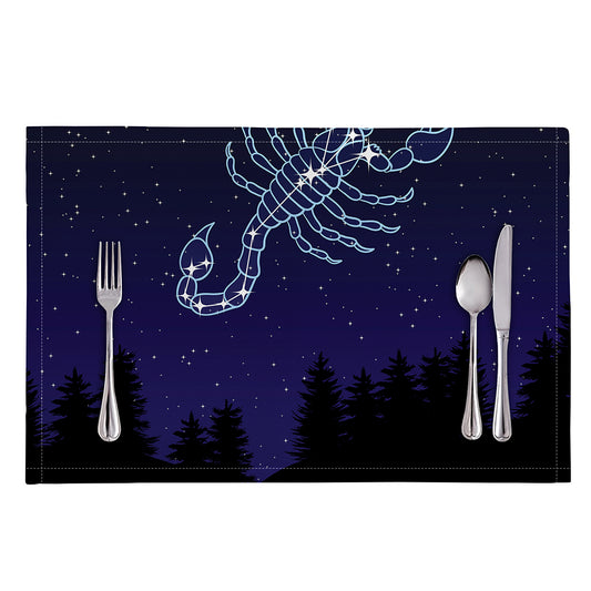 Scorpio Constellation Print Placemat