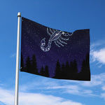 Scorpio Constellation Print Polyester Flag