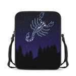 Scorpio Constellation Print Rectangular Crossbody Bag