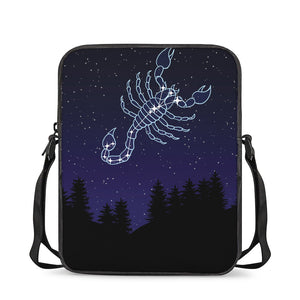 Scorpio Constellation Print Rectangular Crossbody Bag