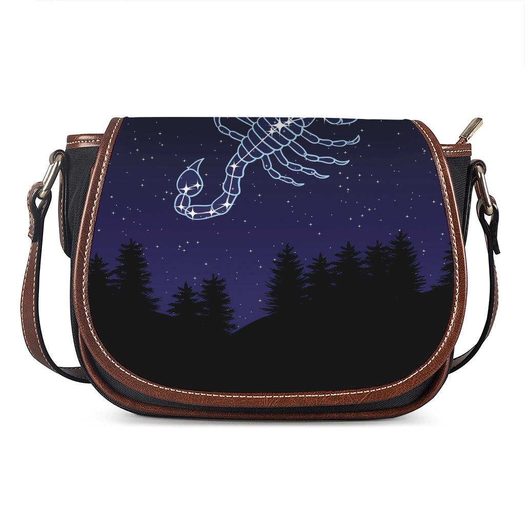 Scorpio Constellation Print Saddle Bag