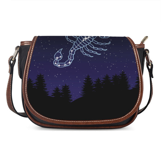 Scorpio Constellation Print Saddle Bag
