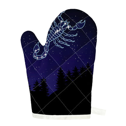 Scorpio Constellation Print Single Oven Mitt