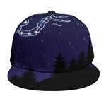 Scorpio Constellation Print Snapback Cap