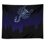 Scorpio Constellation Print Tapestry