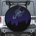 Scorpio Constellation Print Tire Cover