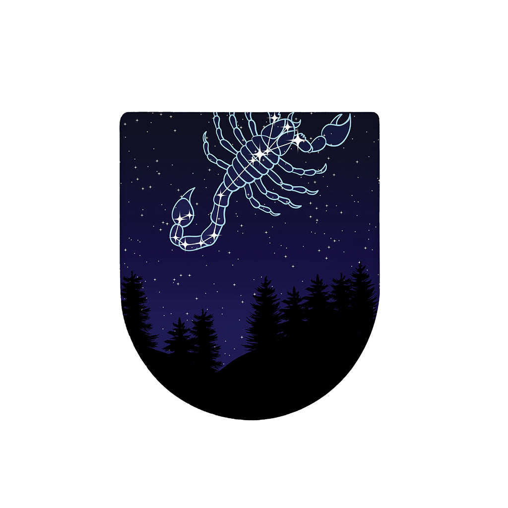Scorpio Constellation Print Toilet Lid Cover
