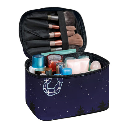 Scorpio Constellation Print Travel Makeup Bag