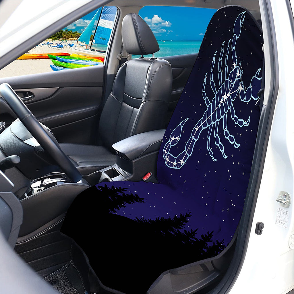 Scorpio Constellation Print Waterproof Car Seat Cover