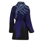 Scorpio Constellation Print Women's Bathrobe