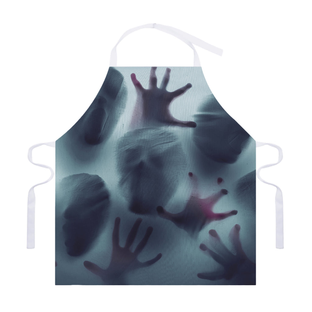 Screaming Horror Ghost 3D Print Adjustable Apron